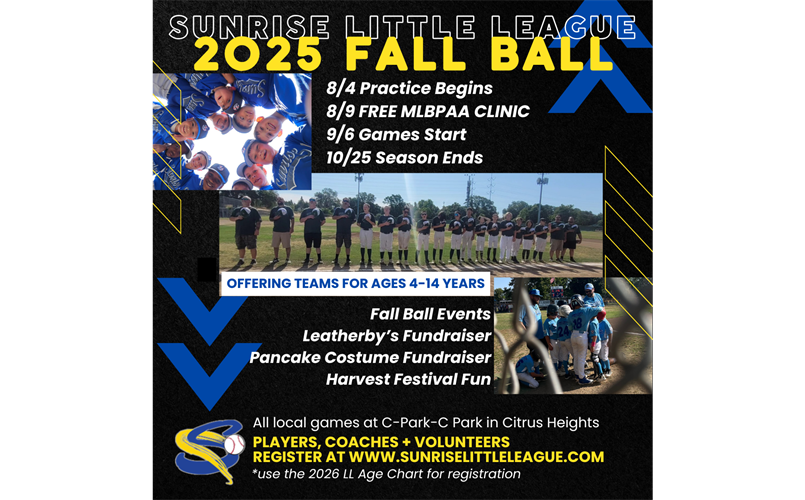 Fall Ball registration is open!