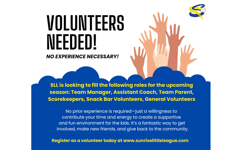 We need you!